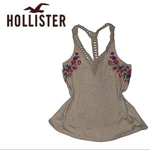 Tan Hollister tank flowy top size extra small